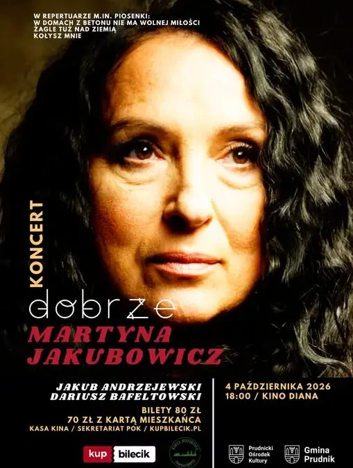 Martyna Jakubowicz wystąpi w Prudniku – koncert legendy polskiej muzyki