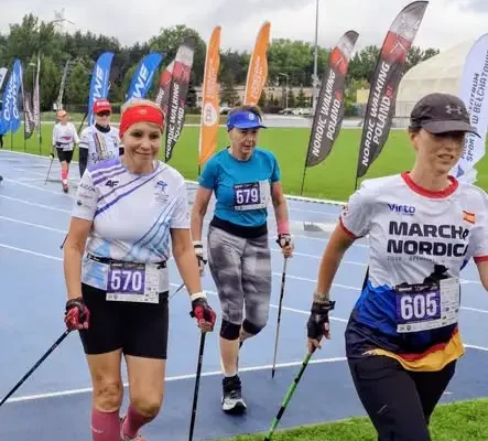 Srebrny medal Anny Miśkowicz-Thiel na Mistrzostwach Europy w Nordic Walkingu