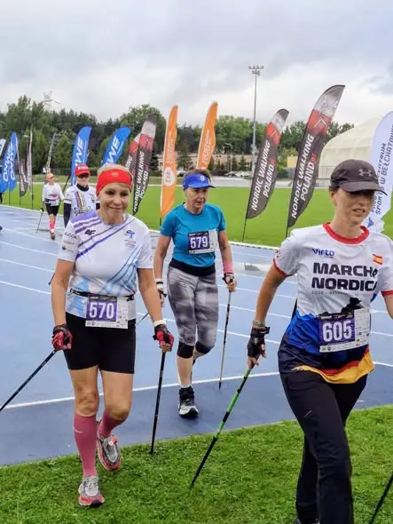 Srebrny medal Anny Miśkowicz-Thiel na Mistrzostwach Europy w Nordic Walkingu