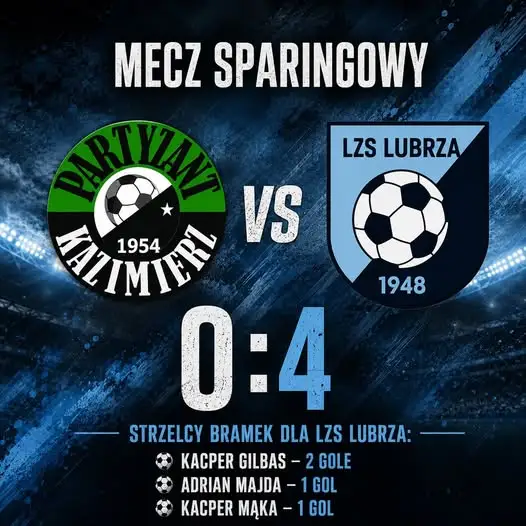 LZS Lubrza wygrywa ostatni sparing przed sezonem 4:0 z LKS Partyzant Kazimierz