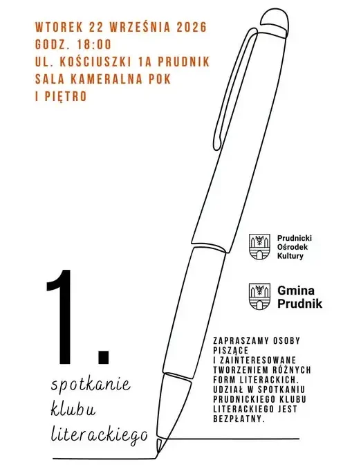 Prudnicki Klub Literacki wznawia spotkania po wakacyjnej przerwie