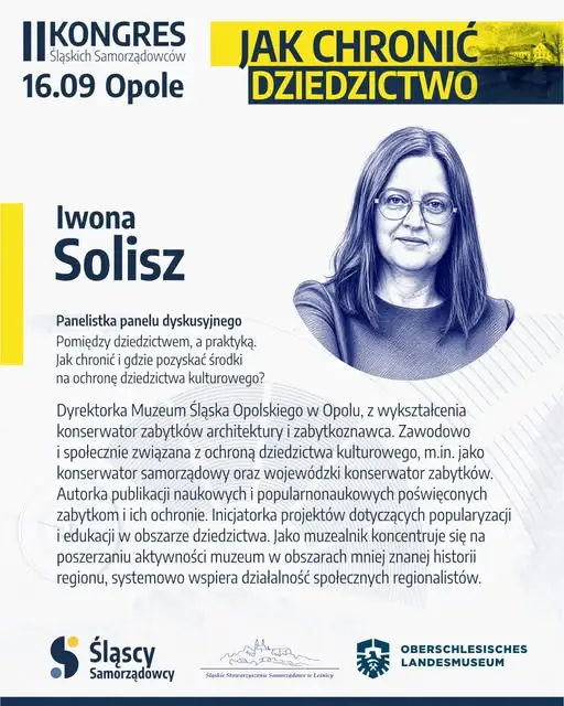 Jak chronić dziedzictwo kulturowe? Ekspertka opowie podczas II Kongresu Śląskich Samorządowców