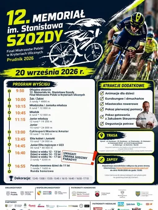 12. Memoriał im. Stanisława Szozdy w Prudniku – Finał Mistrzostw Polski w Kryteriach Ulicznych
