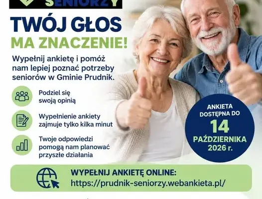 Gmina Prudnik bada potrzeby seniorów – ankieta do 14 października