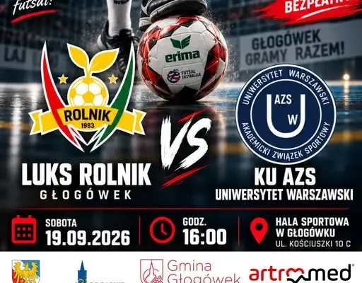 Inauguracja sezonu Ekstraligi Futsalu Kobiet w Głogówku – LUKS Rolnik Głogówek kontra KU AZS Uniwersytet Warszawski
