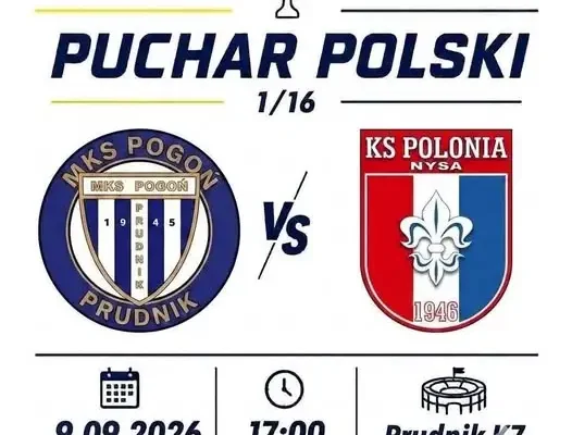 Puchar Polski: Pogoń Prudnik zmierzy się z Polonią Nysa na K7