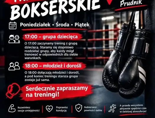 Treningi bokserskie w Prudniku – zaproszenie dla dzieci, młodzieży i dorosłych