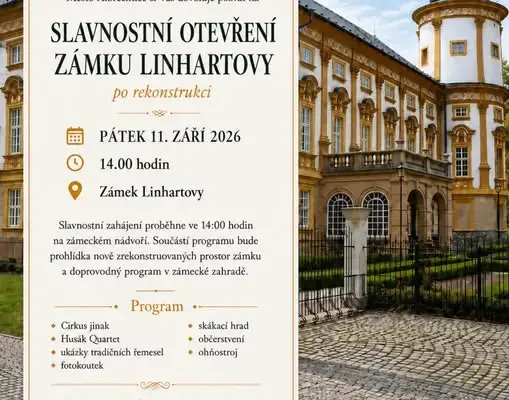 Darmowy wyjazd do Zamku Linhartovy – zostały ostatnie miejsca!