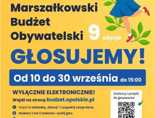 Marszałkowski Budżet Obywatelski Opolskiego: rusza głosowanie w 9. edycji