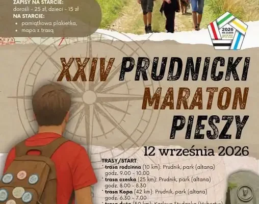 XXIV Prudnicki Maraton Pieszy już 12 września – wybierz swoją trasę