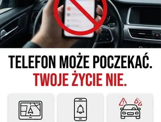 Telefon za kierownicą – sekunda nieuwagi może kosztować życie
