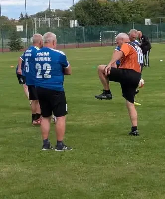 Walking Futbol MKS Pogoń Prudnik na obozie szkoleniowym w Osieku
