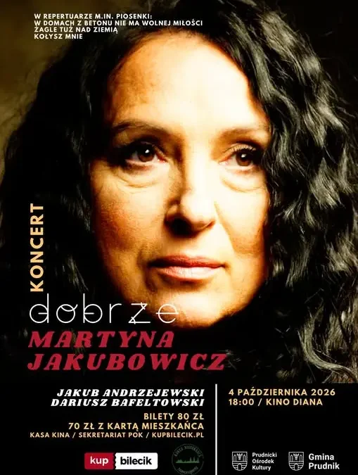 Martyna Jakubowicz wystąpi w Prudniku – akustyczny koncert w Kinie Diana