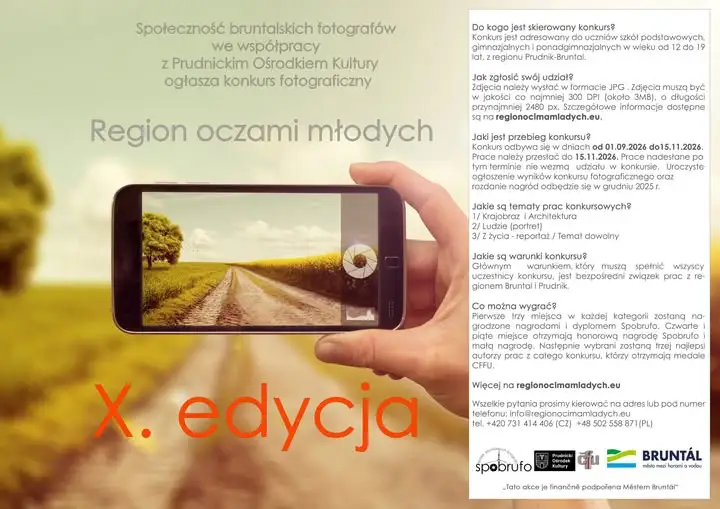 X edycja polsko-czeskiego konkursu fotograficznego „Region oczami młodych” – zgłoszenia do 15 listopada