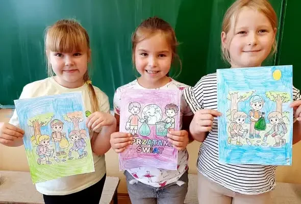 Pierwszaki z Białej posprzątały świat — ekologiczna lekcja w praktyce