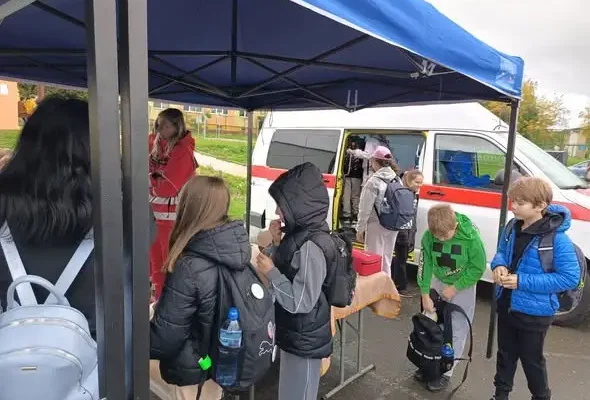 Dzień Sportu w Bruntálu: dzieci z Gminy Prudnik i czescy rówieśnicy razem