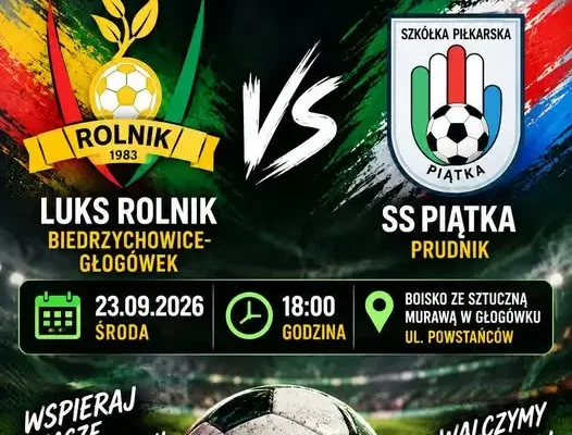 Zaległy mecz młodzika: LUKS Prudnik zmierzy się z Piątką Prudnik