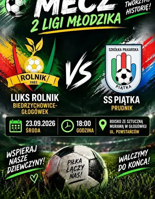 Zaległy mecz młodzika: LUKS Prudnik zmierzy się z Piątką Prudnik