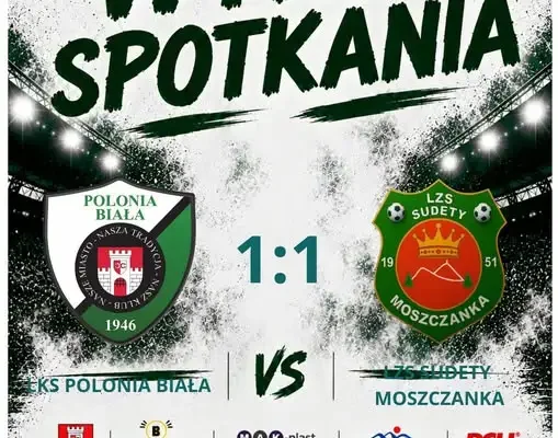 Polonia Biała remisuje z Sudetami Moszczanka 1:1 w emocjonującym meczu
