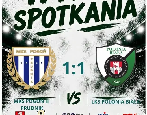 Polonia Biała zremisowała z rezerwami Pogoni Prudnik 1:1
