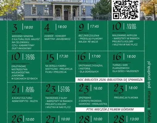 Październik pełen kultury w Prudniku – sprawdź, co się będzie działo