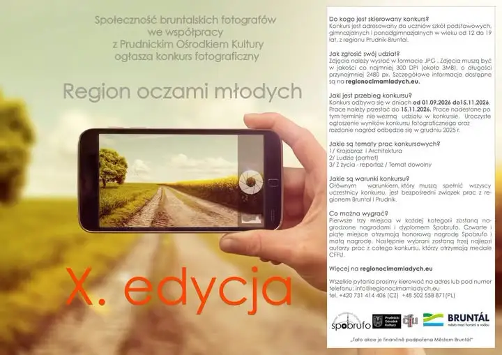 X edycja polsko-czeskiego konkursu fotograficznego „Region oczami młodych” – zgłoszenia do 15 listopada
