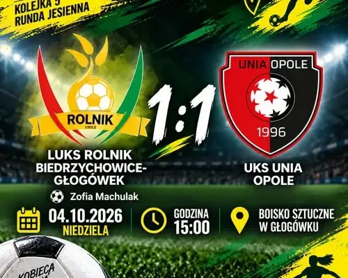 Remis w 4. lidze. LUKS Rolnik Biedrzychowice-Głogówek nadal niepokonany