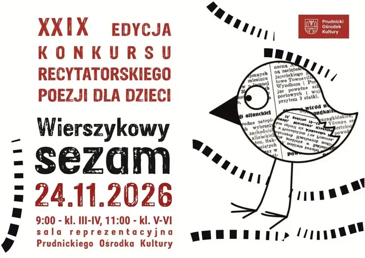 XXIX Konkurs Recytatorski „Wierszykowy Sezam” w Prudniku – zgłoszenia do 17 listopada