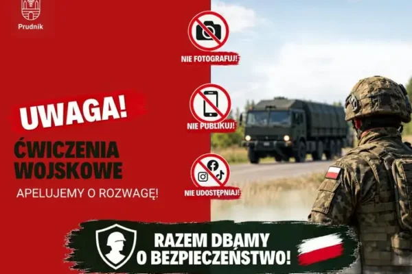 Ćwiczenia wojskowe w regionie Prudnika. Wojsko apeluje: nie fotografuj, nie publikuj, nie udostępniaj