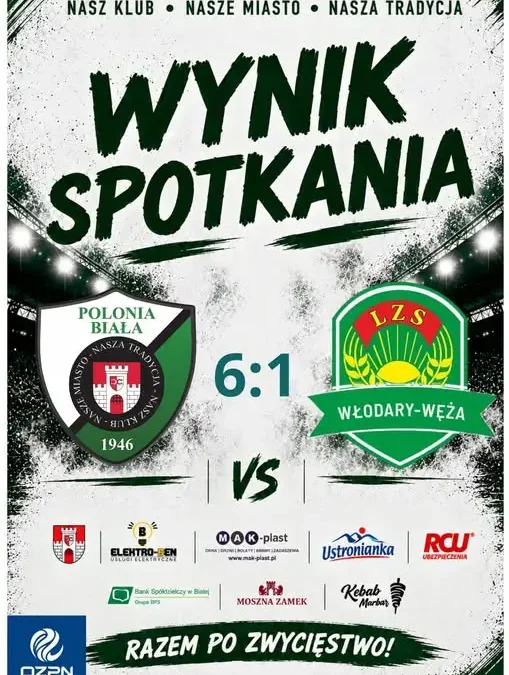 Polonia Biała rozgromiła Włodary-Wężę 6:1. Scholz z hat-trickiem!