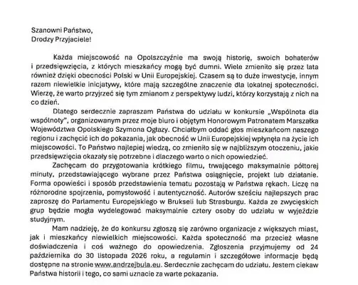 Konkurs „Wspólnota dla wspólnoty” – szansa dla lokalnych społeczności Opolszczyzny