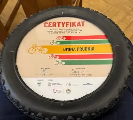 Prudnik z certyfikatem „Gmina Przyjazna Rowerzystom” – wyróżnienie za rozwój turystyki rowerowej