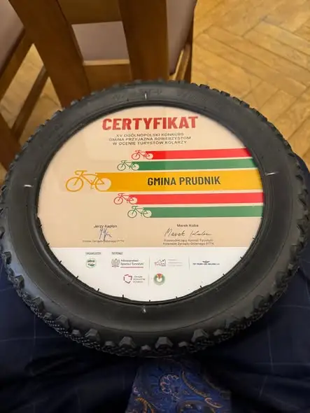 Prudnik z certyfikatem „Gmina Przyjazna Rowerzystom” – wyróżnienie za rozwój turystyki rowerowej