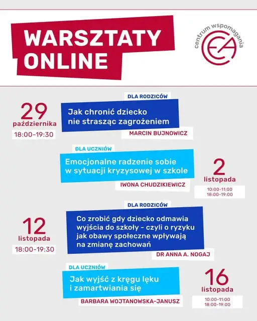 Warsztaty o bezpieczeństwie w szkołach artystycznych – CEA zapowiada kolejne spotkania