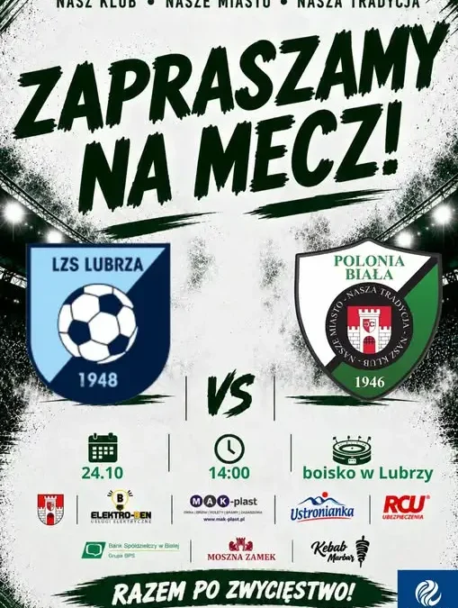 Zmiana czasu nie przeszkodzi w walce o punkty – LZS Lubrza zaprasza na mecz